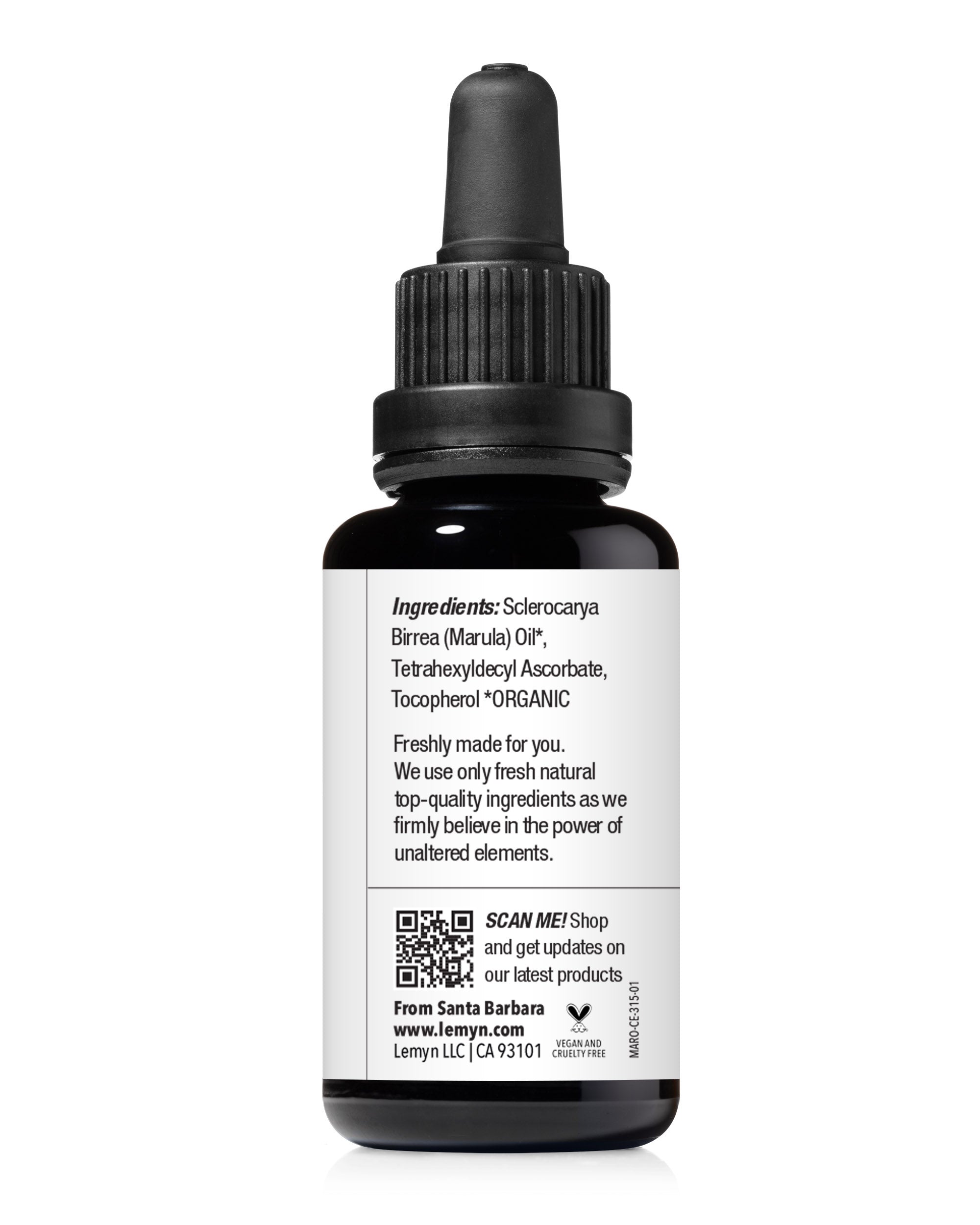 Marula  Vitamin C Face Oil | Freshly Made | Vitamin C THD Supercharged | Organic